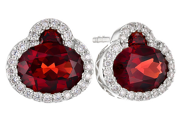 D290-98711: EARR 2.85 TW GARNET 3.06 TGW