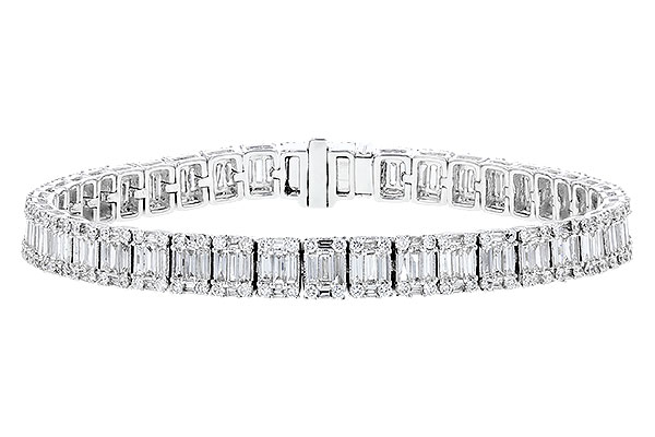 D291-84147: BRACELET 2.72 TW BAGUETTES 4.10 TW