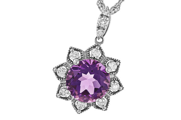 D291-86902: NECK 1.70 AMETHYST 1.87 TGW (8MM RD)