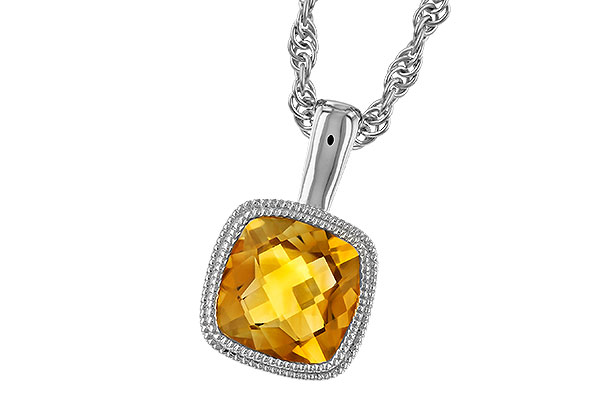 D291-88638: NECKLACE .75 CT CITRINE