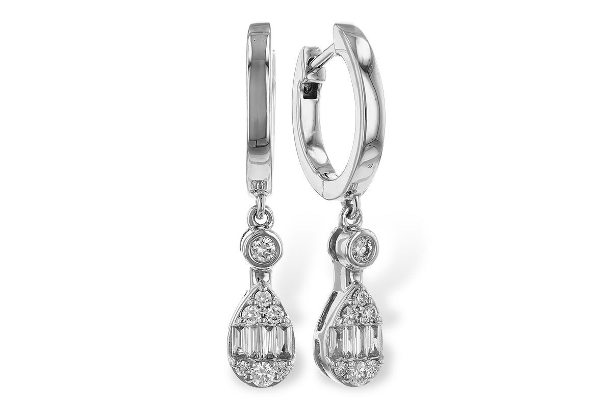 D292-73266: EARRINGS .11 BAG .28 TW