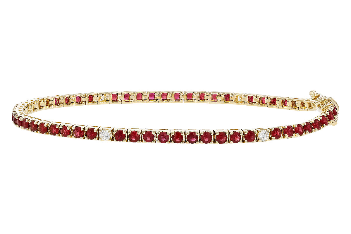 D292-74175: BRACELET 3.04 RUBY 3.29 TGW (7")