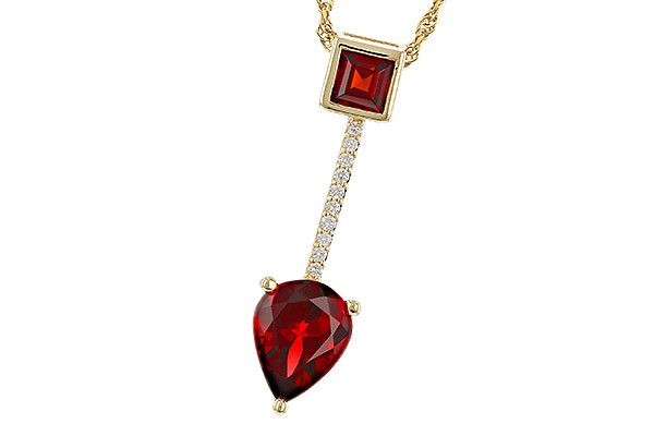 D292-75011: NECKLACE 2.15 GARNET 2.20 TGW