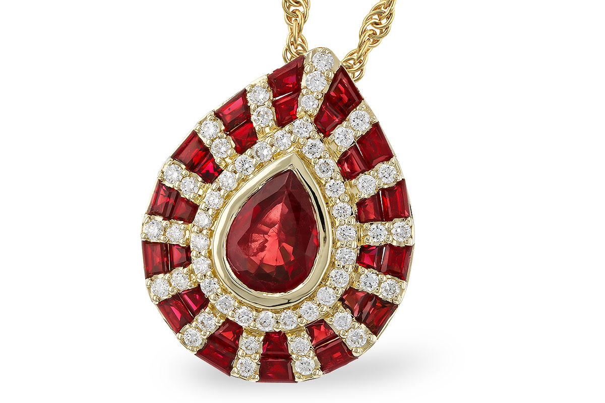 D292-76884: NECK 2.05 TW RUBY 2.29 TGW (7x5MM PS)