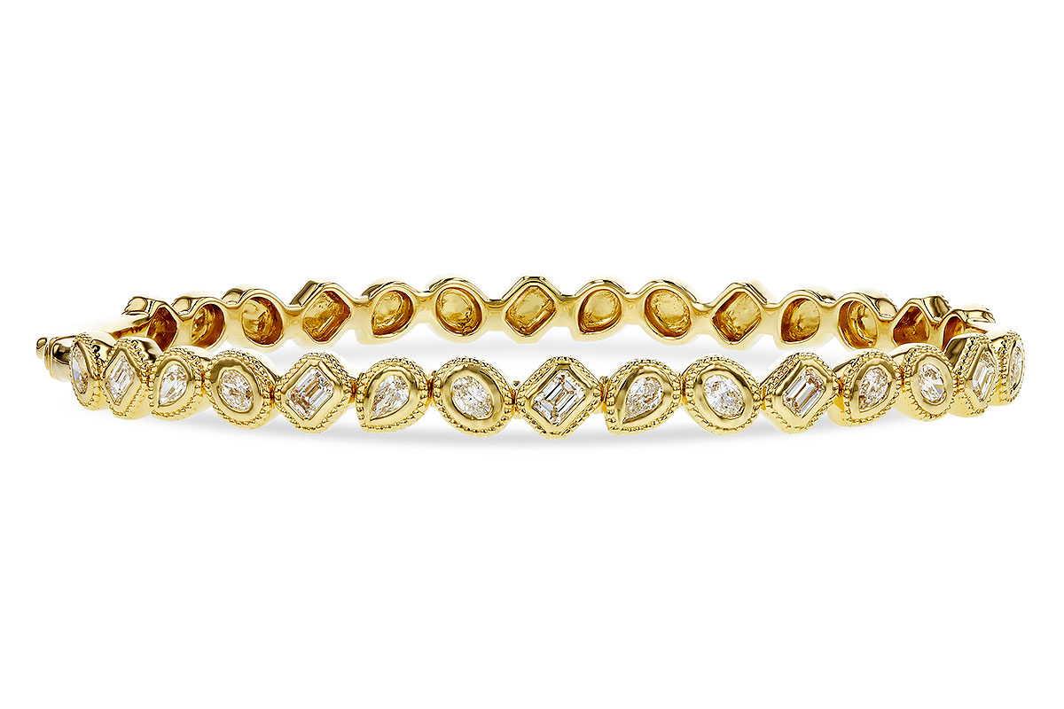 D292-80529: BANGLE 1.00 TW FANCY CUT DIAS
