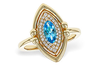 D292-81384: LDS RG .54 BLUE TOPAZ .70 TGW (8x4MM BT)