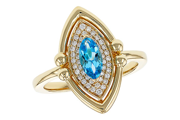 D292-81384: LDS RG .54 BLUE TOPAZ .70 TGW (8x4MM BT)