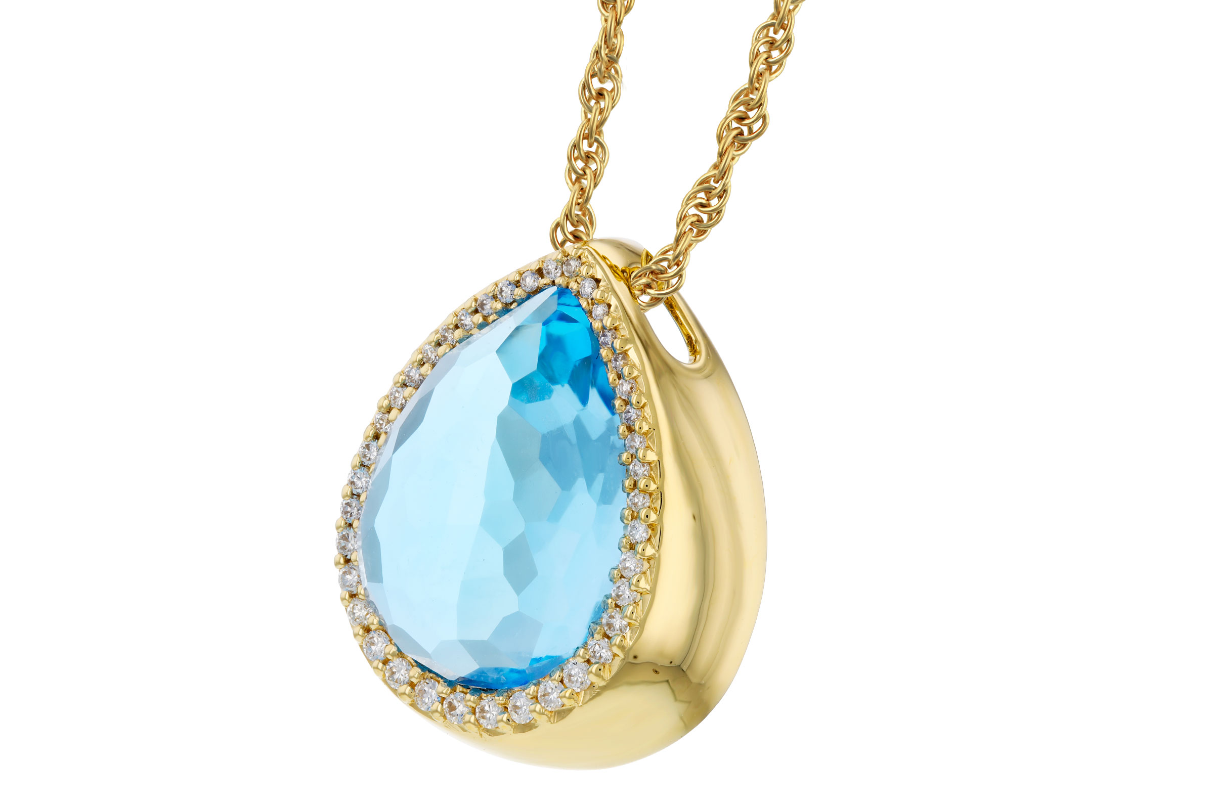 D293-65075: NECK 5.78 LONDON BLUE TOPAZ 5.92 TGW (14x10MM)