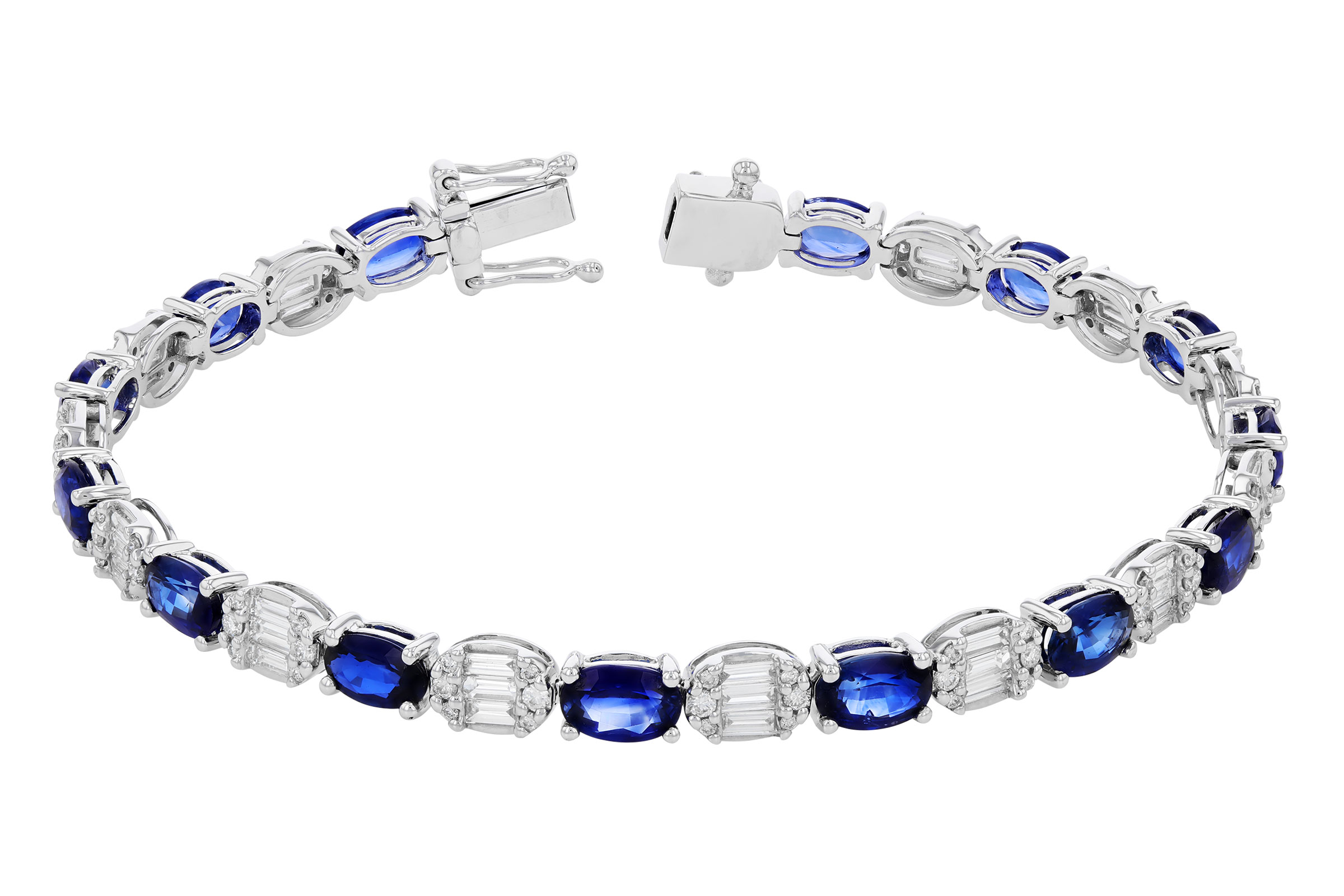 D293-65084: BRACELET 7.28 TW SAPPHIRE 8.98 TGW (7")