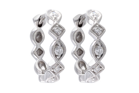 E019-09547: EARRINGS .22 TW