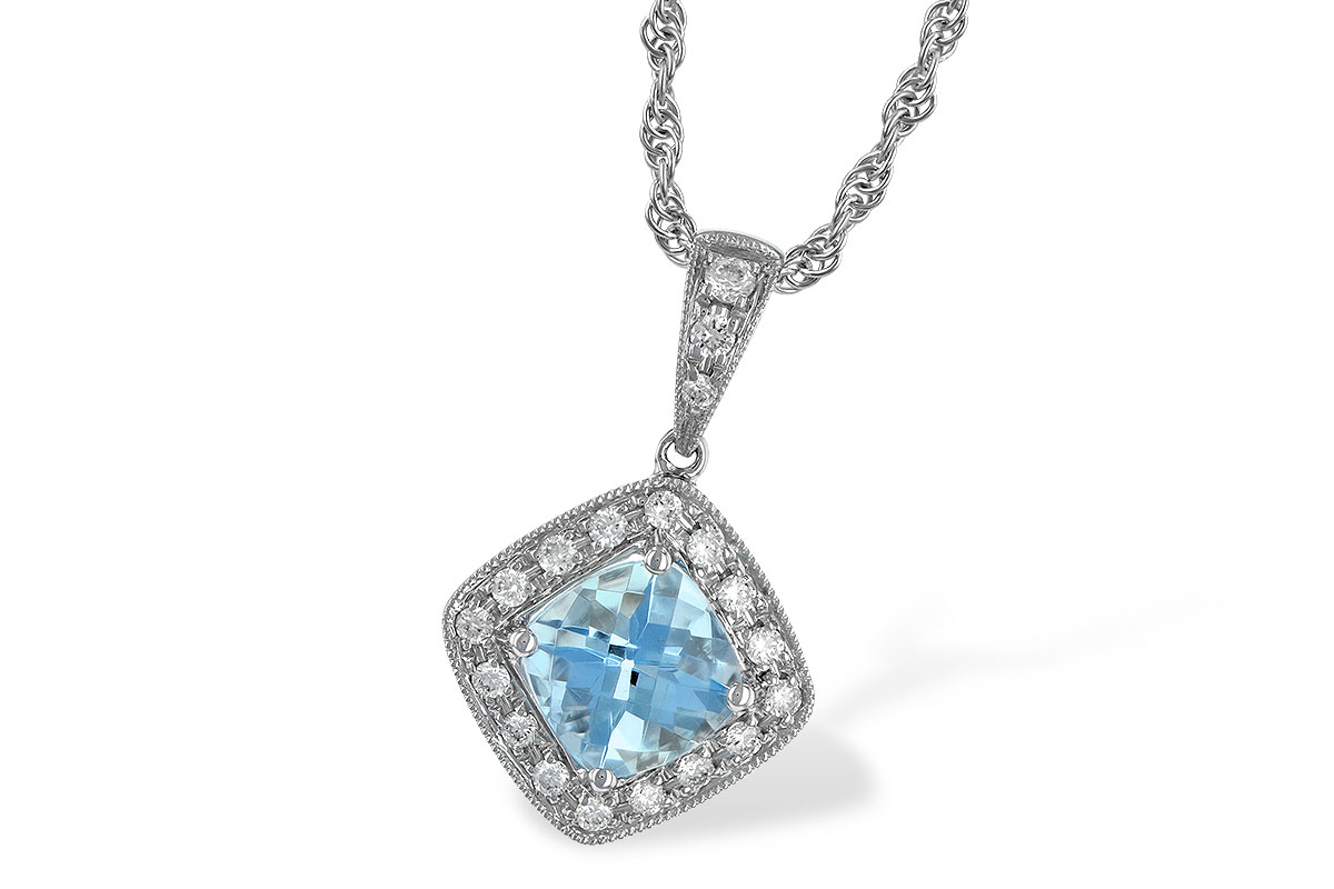 E024-55029: NECKLACE .80 AQUA .93 TGW