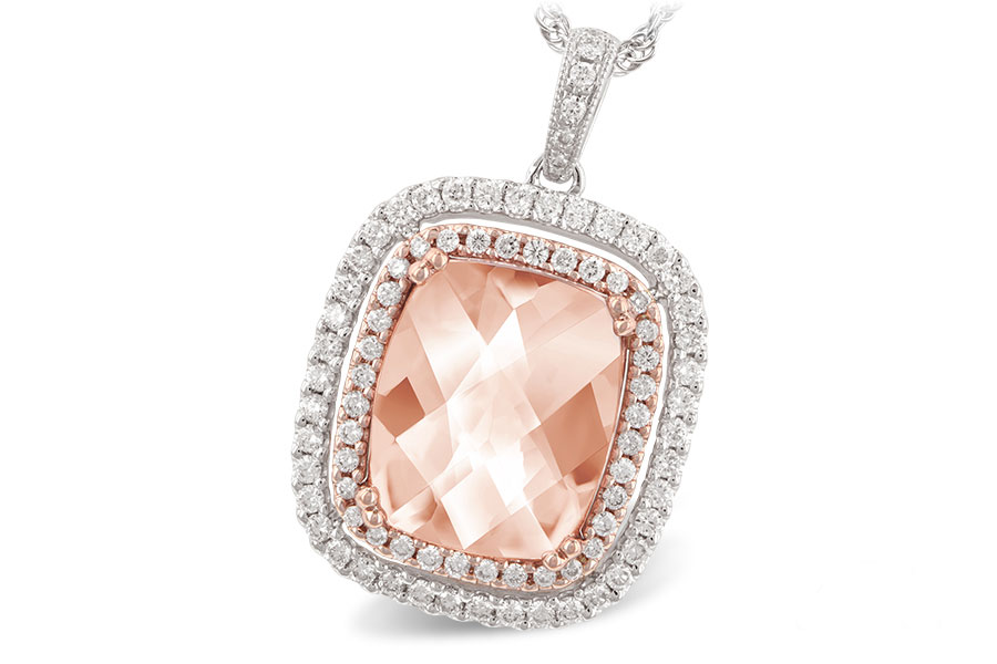 E206-40493: NECK 4.20 MORGANITE 4.66 TGW