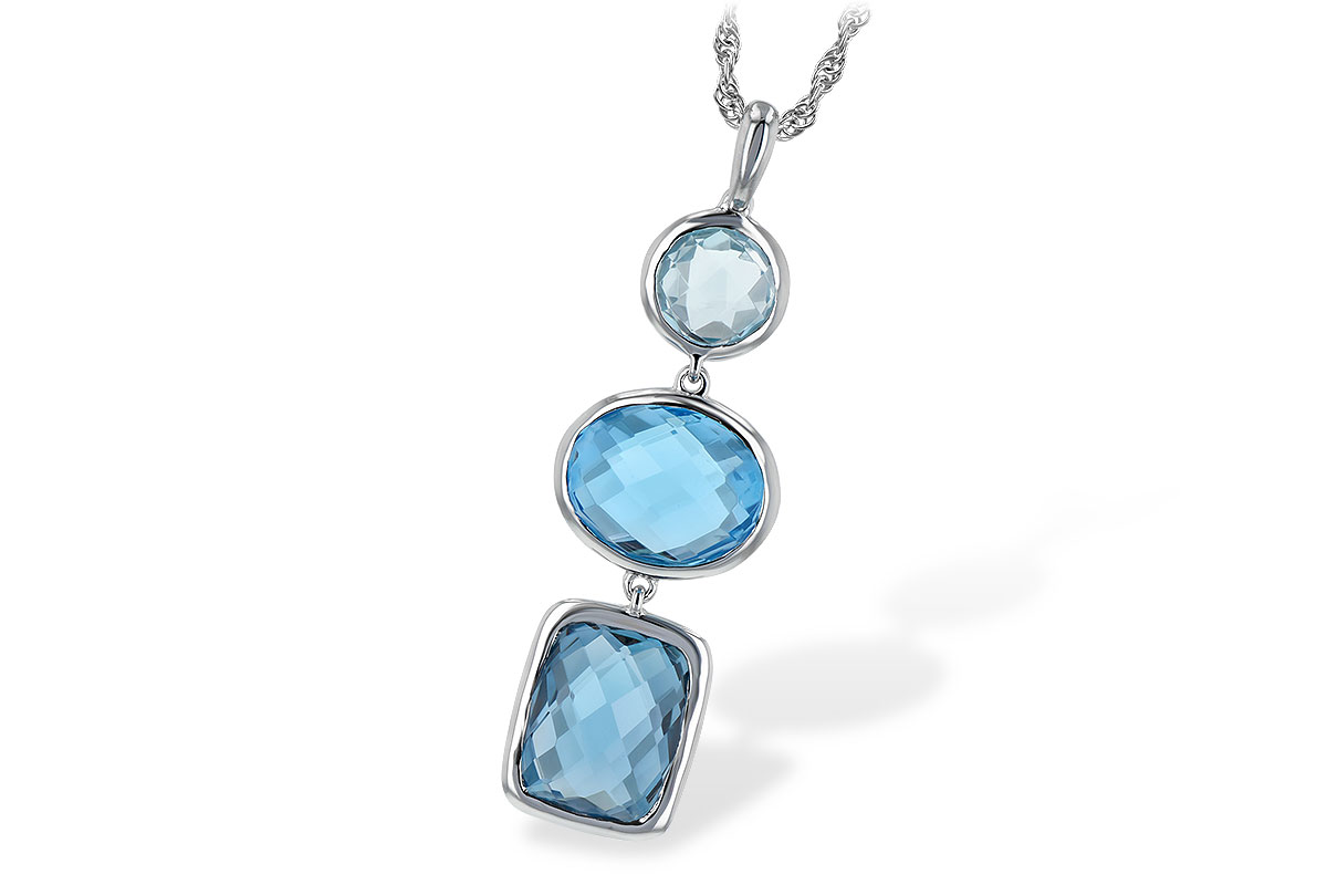 E207-28693: NECK 7.85 BLUE TOPAZ TW