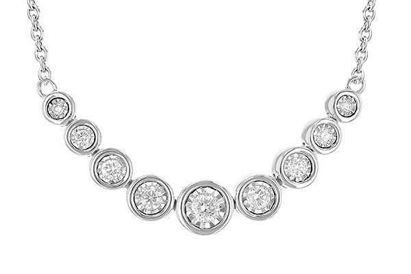 E208-23202: NECKLACE .25 TW (18")
