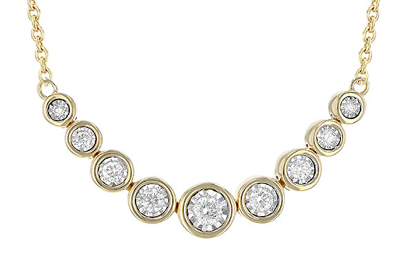 E208-23202: NECKLACE .25 TW (18")