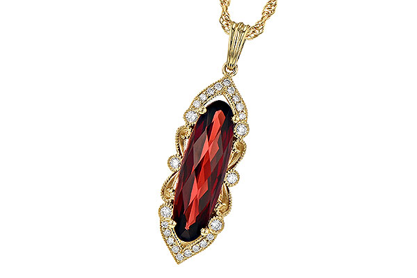 E208-24156: NECK 2.58 GARNET 2.70 TGW