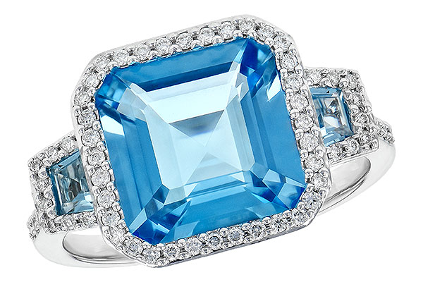 E208-25956: LDS RG 4.40 TW BLUE TOPAZ 4.60 TGW