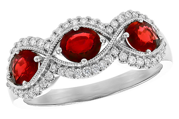 E290-95056: LDS WED RG 1.10 TW RUBY 1.35 TGW (6x4MM RUBY)