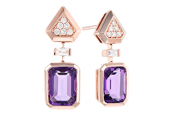 E290-98684: EARR 1.80 TW AMETHYST 1.92 TGW