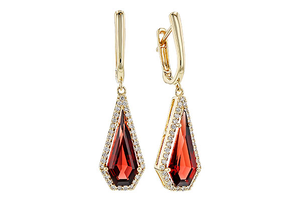 E291-84129: EARR 3.16 TW GARNET 3.40 TGW