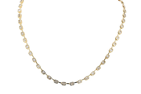 E291-86856: NECKLACE 2.05 TW BAGUETTES (17 INCHES)