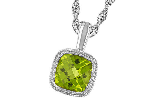 E291-87811: NECKLACE .95 CT PERIDOT