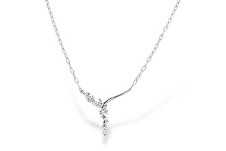 E291-88675: NECKLACE 1.22 TW FANCY CUT DIAMONDS (18")