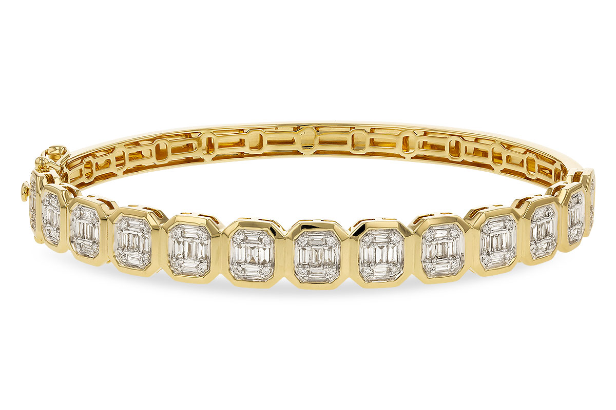 E292-73247: BANGLE .81 TW BAGUETTE 1.00 TW
