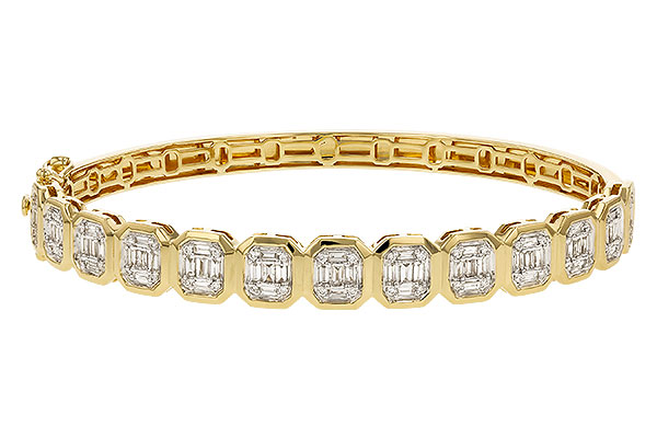 E292-73247: BANGLE .81 TW BAGUETTE 1.00 TW