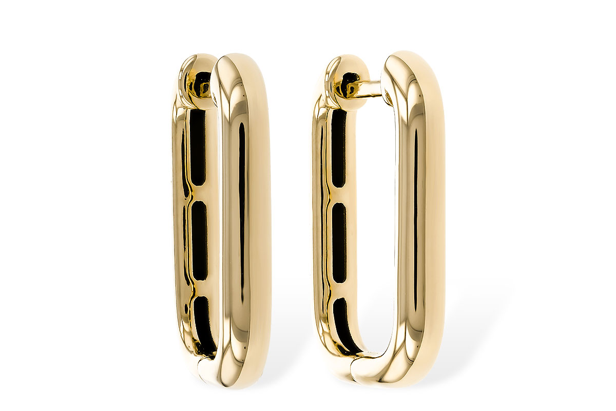 E292-78720: GOLD EARRINGS (18MM)