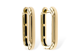 E292-78720: GOLD EARRINGS (18MM)