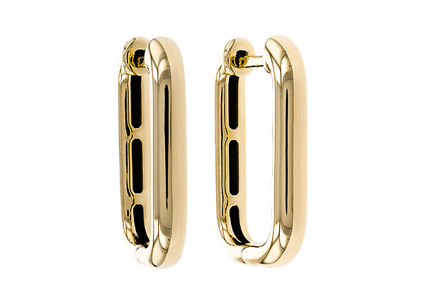 E292-78720: GOLD EARRINGS (18MM)