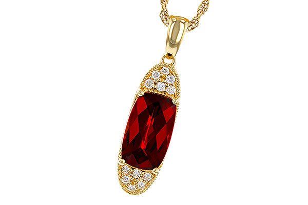 E292-79556: NECK 2.45 GARNET 2.55 TGW