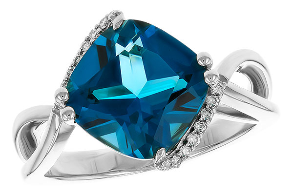 E292-79593: LDS RG 4.42 LONDON BLUE TOPAZ 4.50 TGW (10MM LBT)