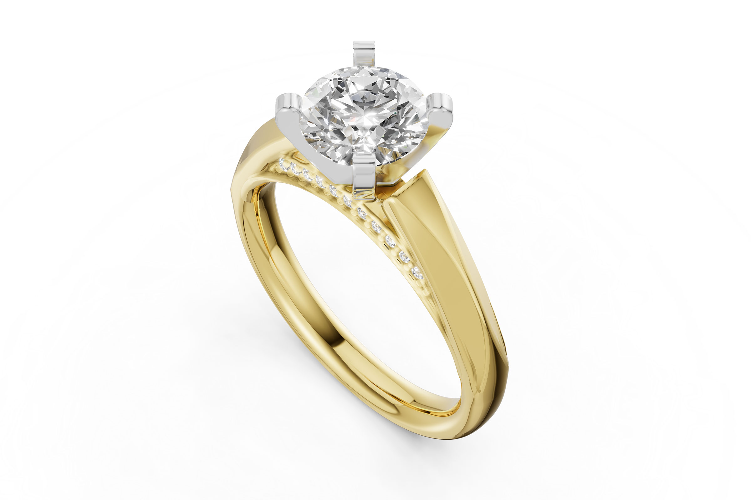 E293-65002: LDS SEMI DIA RG .08 TW