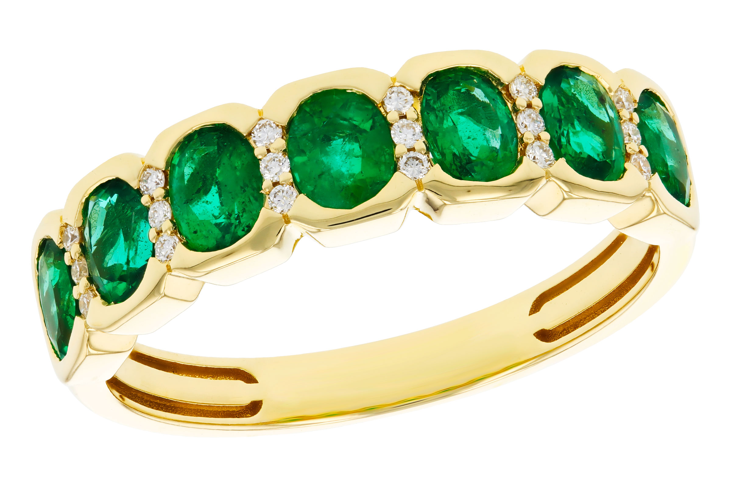 E293-65984: LDS WED RG 1.15 TW EMERALD 1.22 TGW