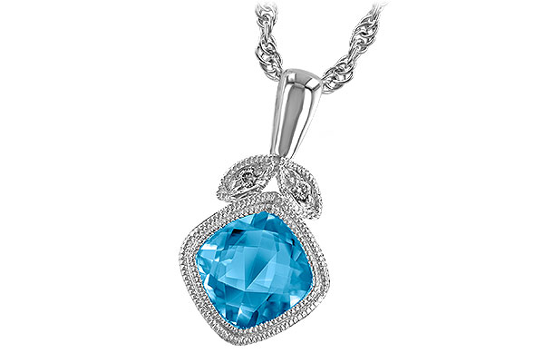 F204-61402: NECK 1.05 BLUE TOPAZ 1.06 TGW