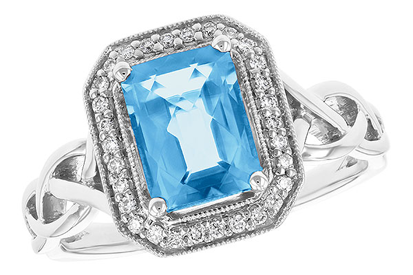 F205-48647: LDS RG 1.77 BLUE TOPAZ 1.88 TGW