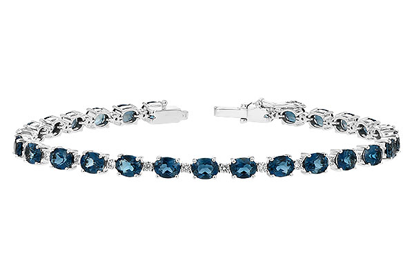 F207-29556: BRACELET 8.97 LONDON BLUE TPZ 9.55 TGW