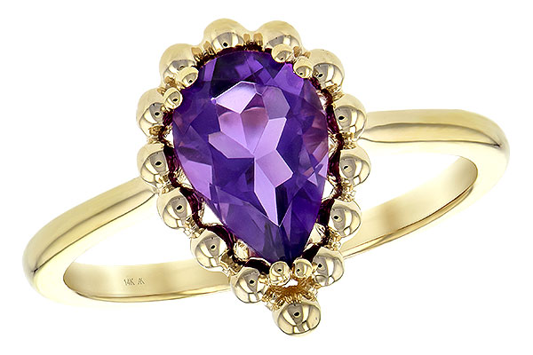 F207-31429: LDS RING 1.06 CT AMETHYST