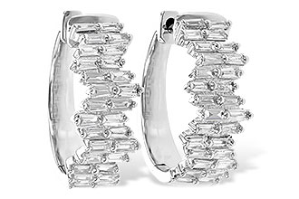 F208-23256: EARR .70 TW BAGUETTE DIAS