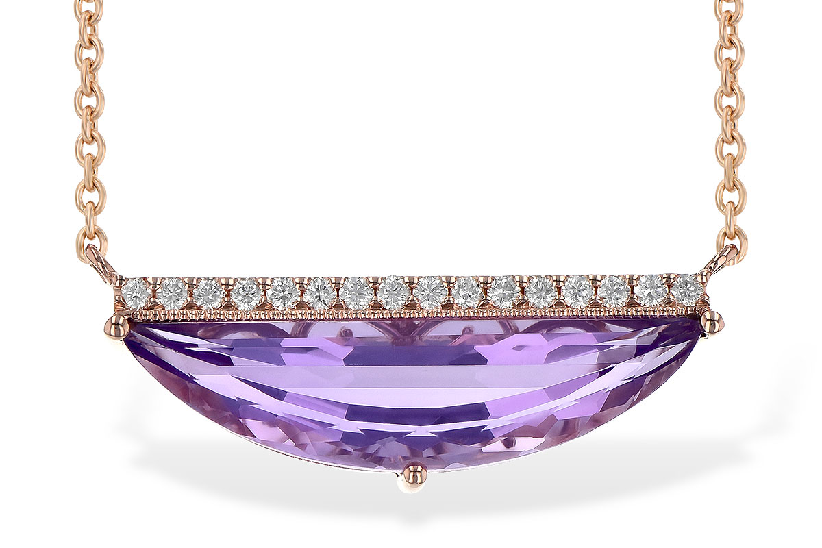 F208-24138: NECK 2.18 AMETHYST 2.28 TGW