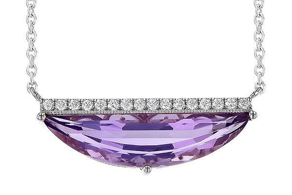 F208-24138: NECK 2.18 AMETHYST 2.28 TGW