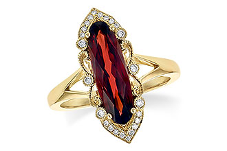 F208-24156: LDS RG 2.58 GARNET 2.70 TGW