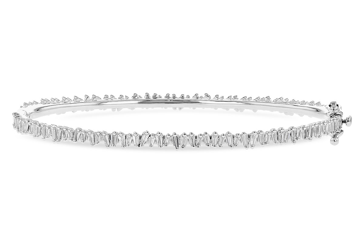 F290-92320: BANGLE .75 TW BAGUETTE DIAS