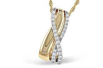 F290-93238: NECKLACE .26 TW