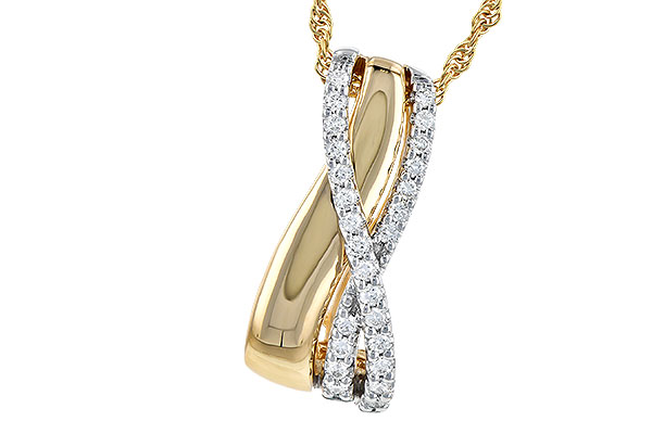 F290-93238: NECKLACE .26 TW
