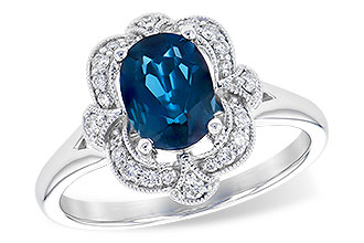 F290-97756: LDS RG 1.35 LONDON BLUE TOPAZ 1.50 TGW