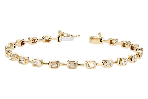 F291-86856: BRACELET .90 TW BAGUETTE