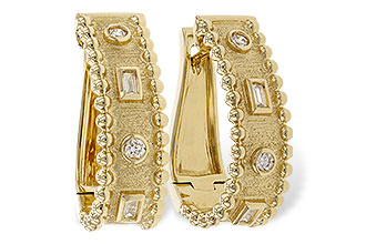 F291-88684: EARRINGS .09 BAG .18 TW